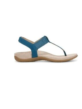Vionic Brea Toe Post Slingback Sandal Celestial Teal Nubuck I9863L5403